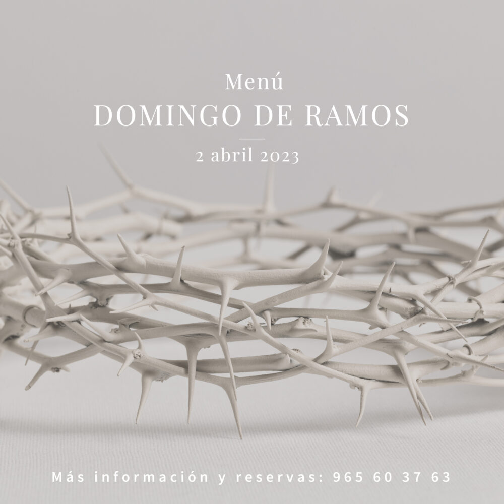 Menú especial Domingo de Ramos- Restaurante Casa Sicilia